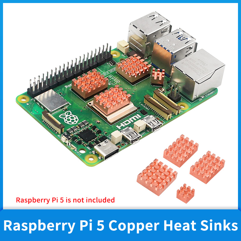 Raspberry Pi 5 Heat Sink Coppe - Raspberry Pi Water Cooling Kit recension och pris