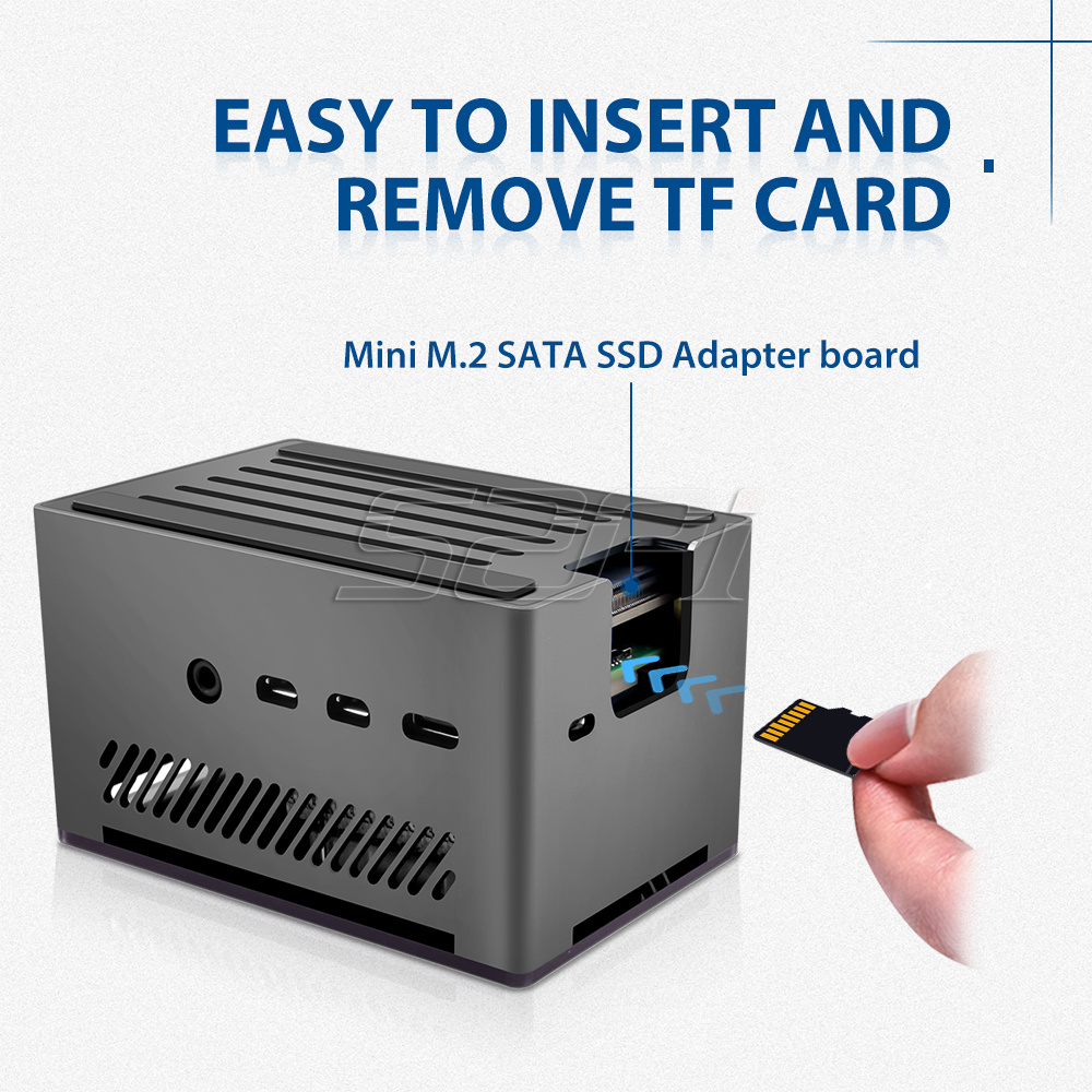 52Pi Raspberry Pi 4 Case Alumi - Argon One V3 M.2 Nvme Case recension och pris