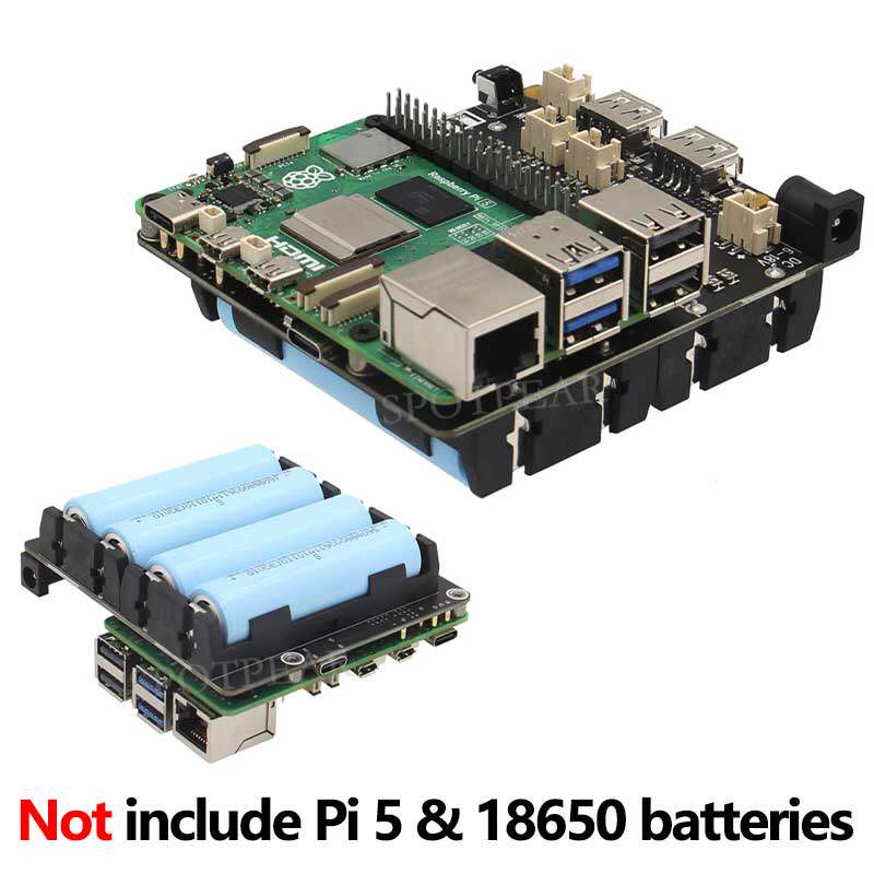 X1202 Raspberry Pi 5 UPS Power - Raspberry Pi Uninterrupted Power Supply Ups 18650 recension och pris