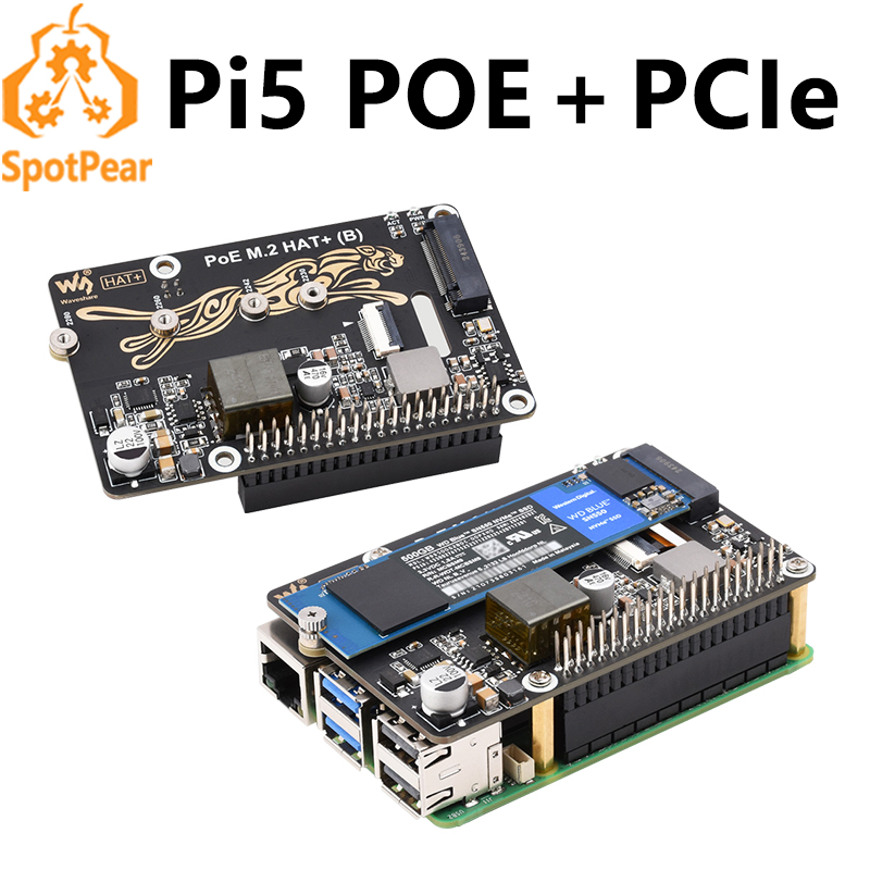 Raspberry Pi 5 PoE Power And P - Argon One V3 M.2 Nvme Case recension och pris